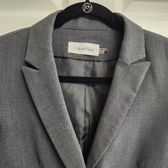 Calvin Klein Jackets & Blazers - Calvin Klein gray blazer (Size 10)